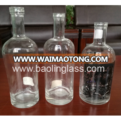 500ml 750ml glass tequila bottles vodka decanter